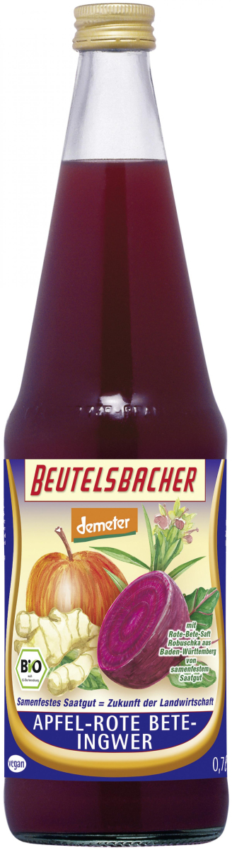 Beutelsbacher Apfel-Rote Bete-Ingwer, 0,7 ltr Flas