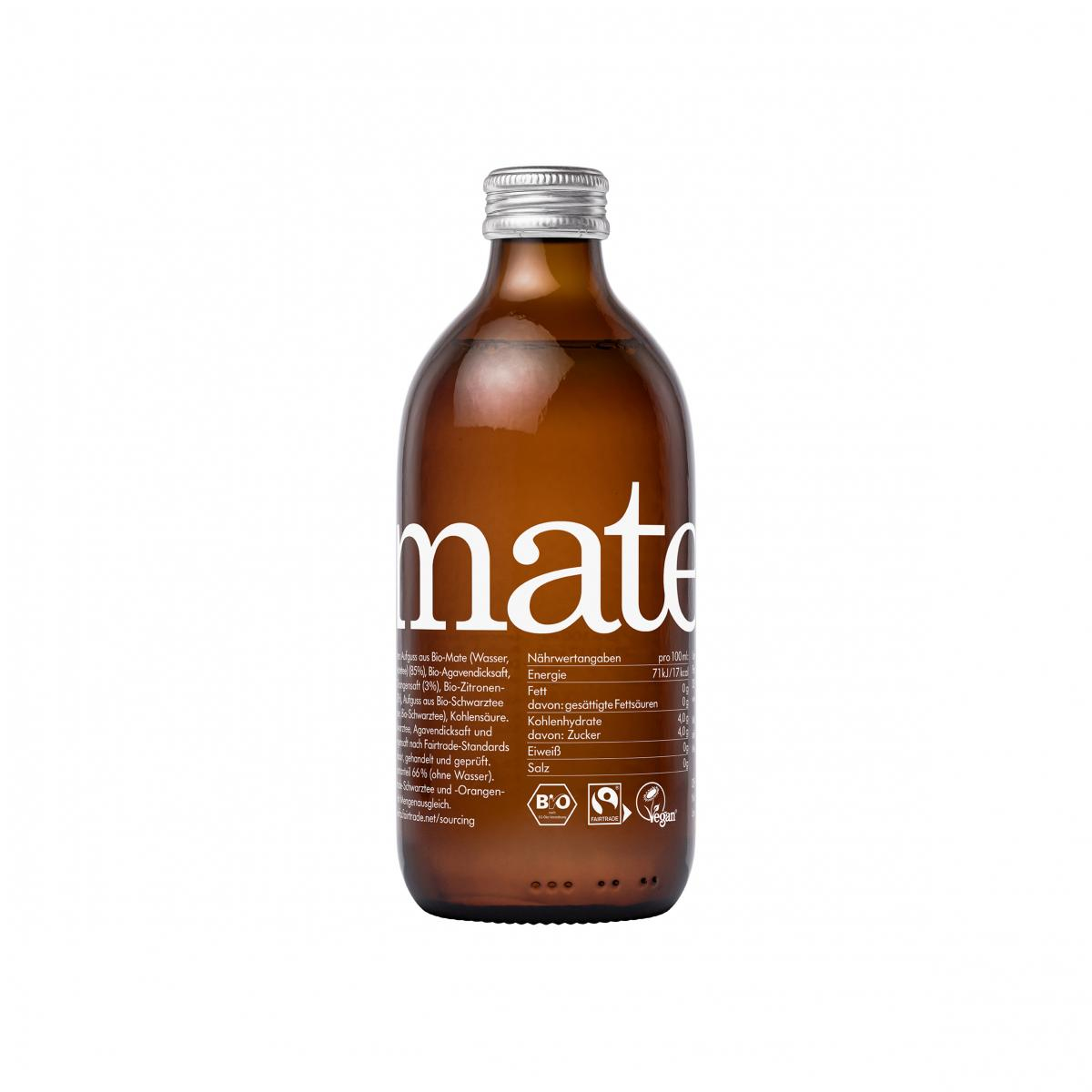 LemonAid Charitea Mate, 0,33 ltr Flasche