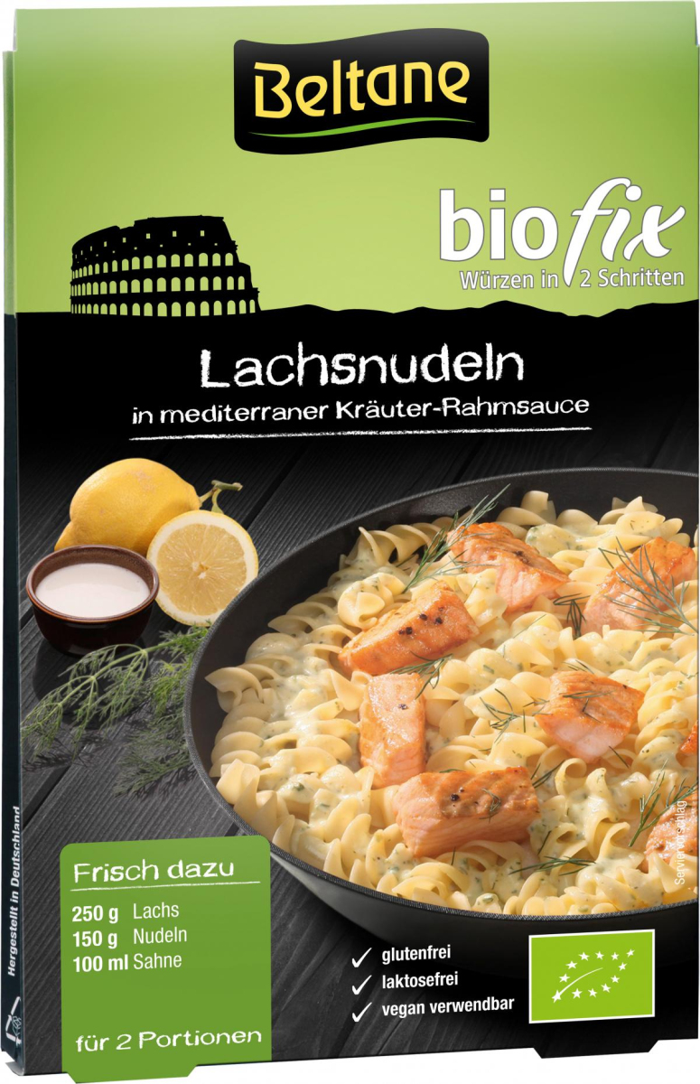 Beltane biofix - Lachsnudeln, 14,2 gr Beutel