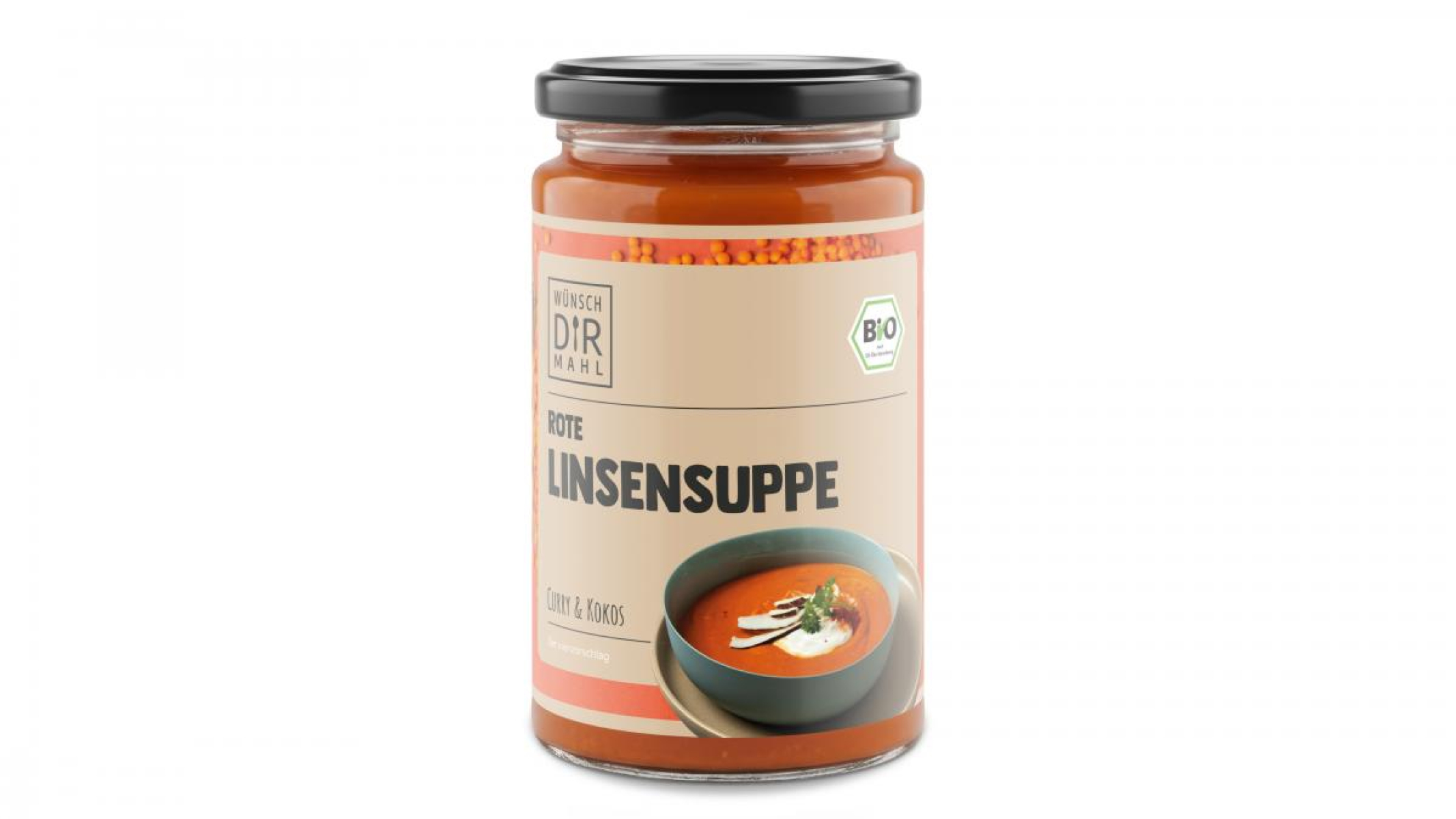 Wünsch Dir Mahl Rote Linsensuppe mit Curry & Kokos