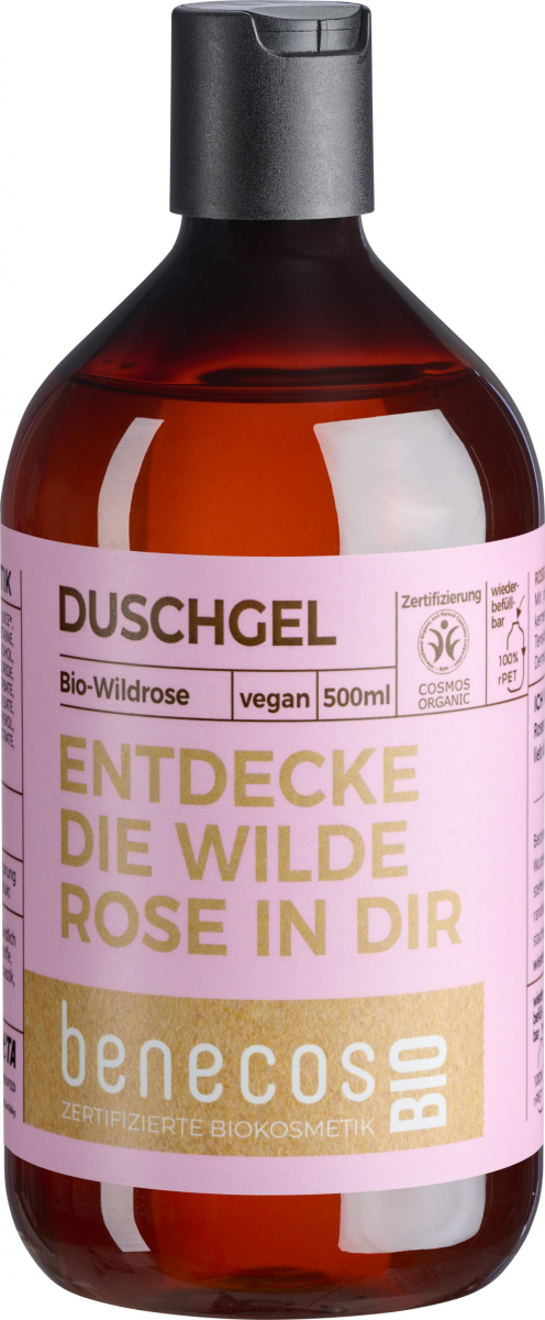 benecos Duschgel Endecke die Wilde Rose in dir, 50