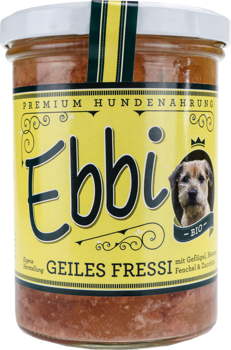 Wuff & Mau Heimtiernahrung Ebbi Geiles Fressi, 400