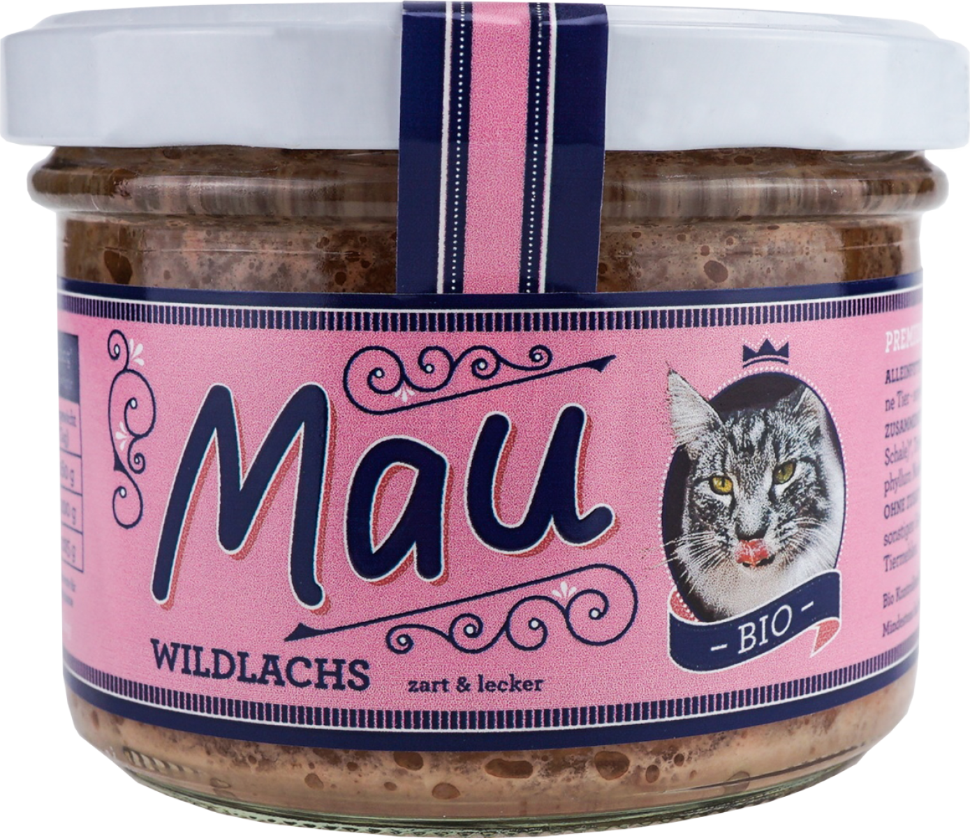 Wuff & Mau Heimtiernahrung Mau Wildlachs, 200 gr G