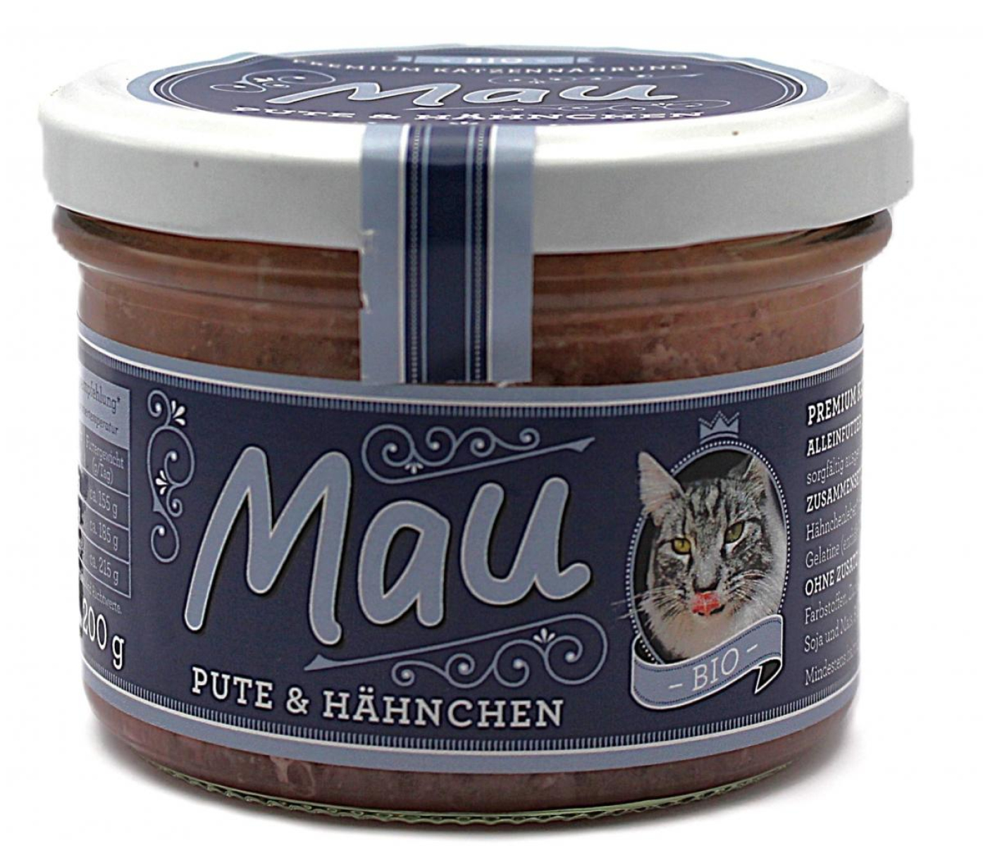 Wuff & Mau Heimtiernahrung Mau Pute & Hähnchen, 20