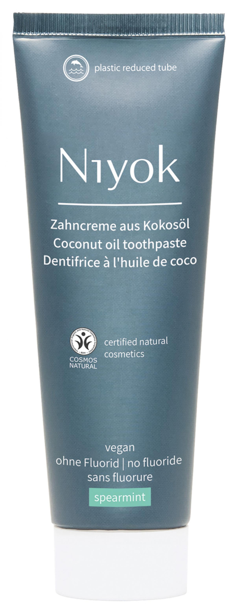 Niyok GmbH Zahncreme aus Bio-Kokosöl Spearmint, 75