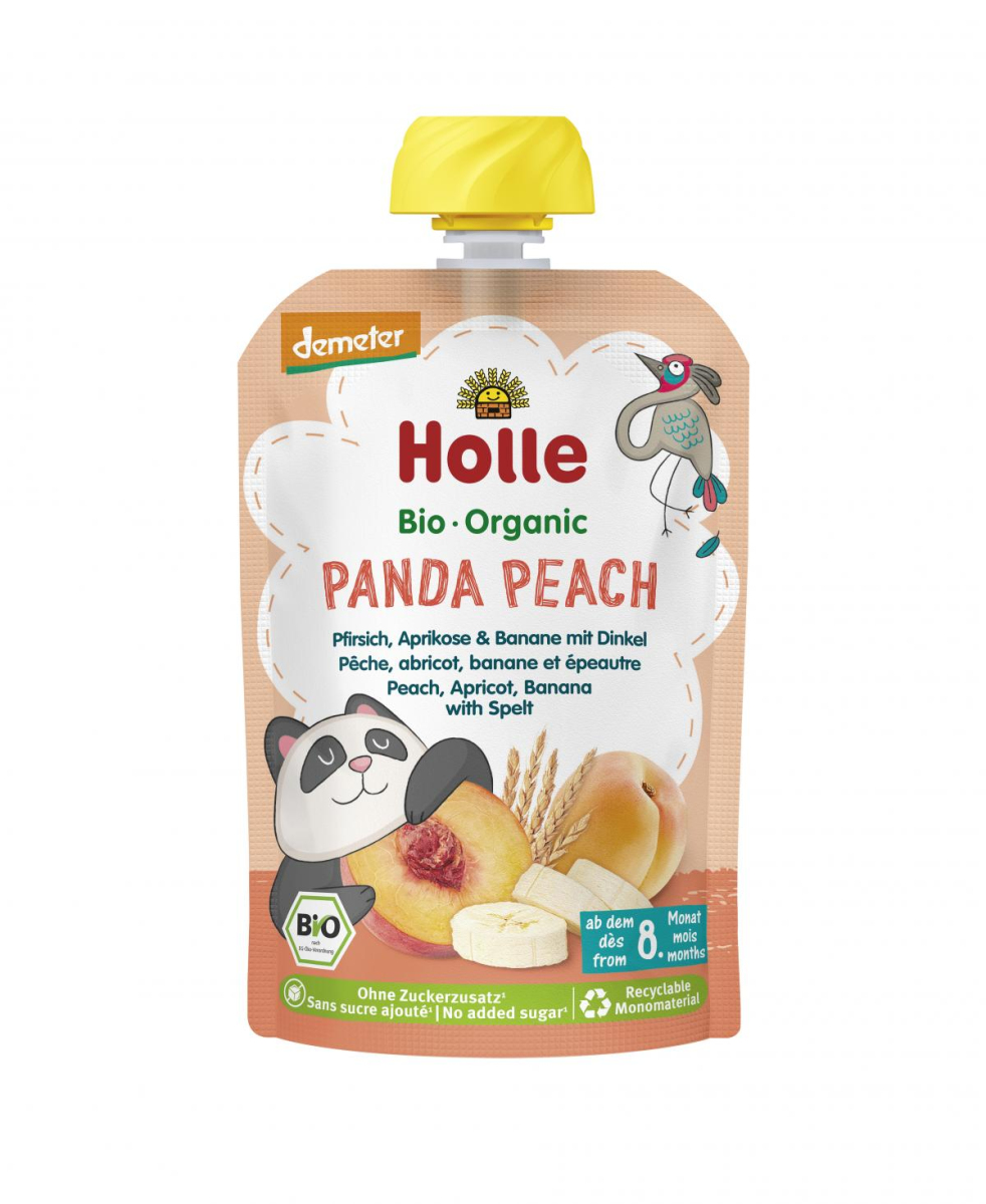 Holle Panda Peach Pfirsich, Aprikose & Banane