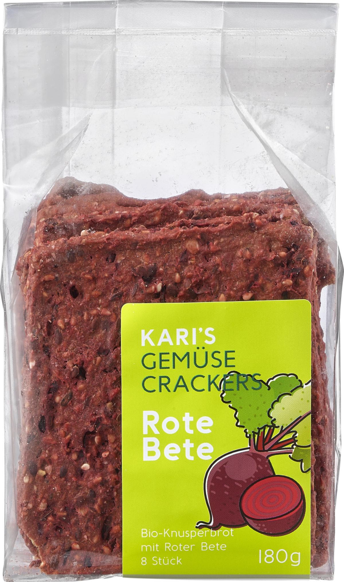 Karis Crackers Gemüse Cracker Rote Bete