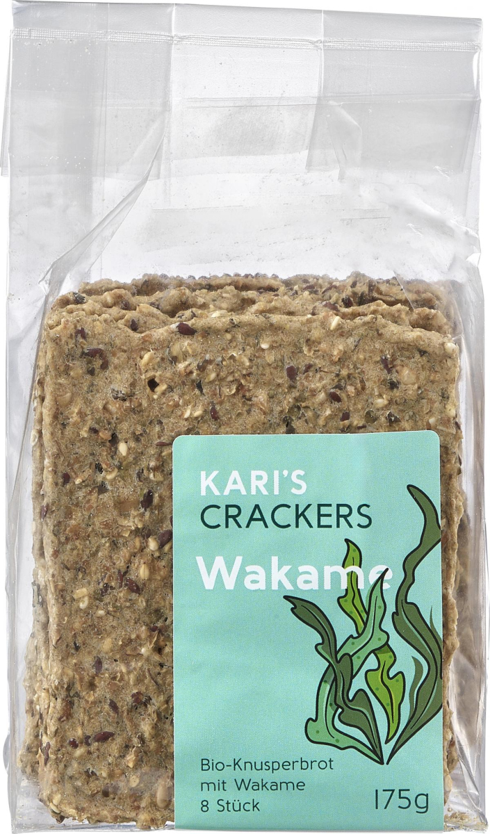 Karis Crackers Knekkebrod Wakame, Hafer & Dinkel