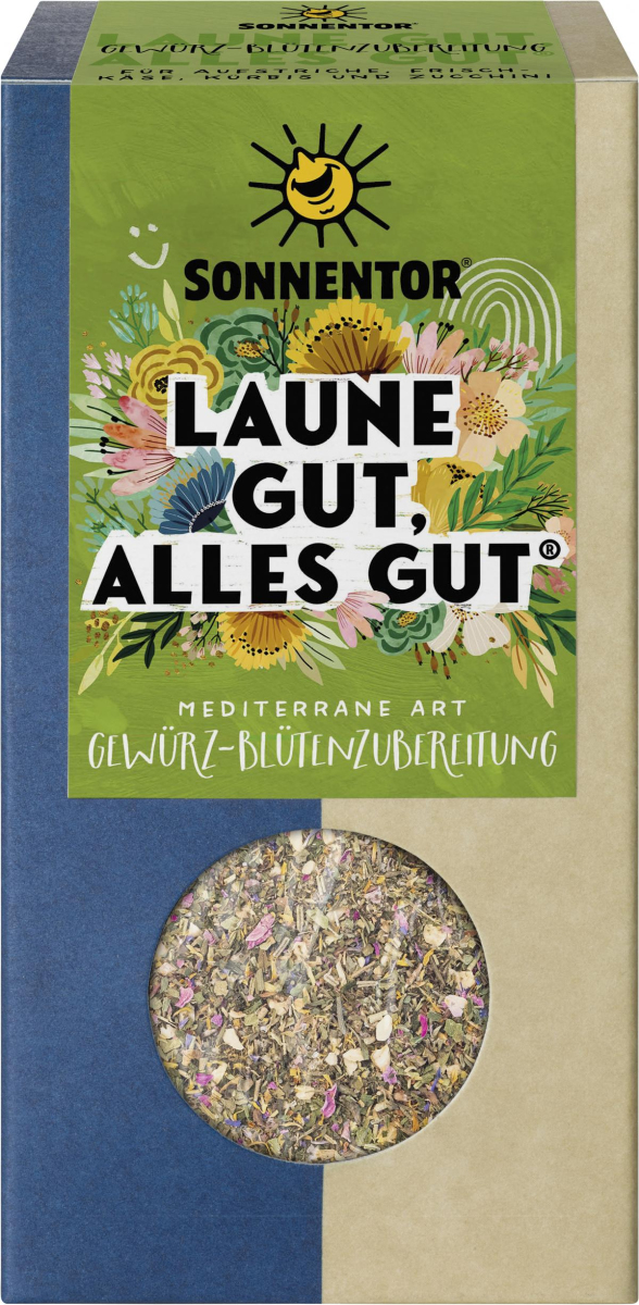 Sonnentor Laune gut, alles gut - Gewürz-Blüten-Zub