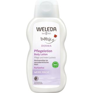 Weleda Weiße Malve Pflegelotion, 200 ml Flasche