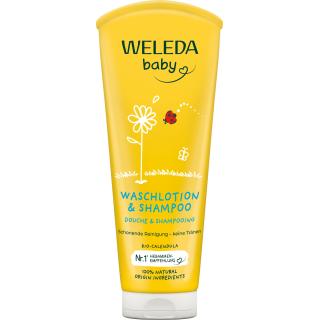 Weleda Calendula Waschlotion  & Shampoo, 200 ml Tu