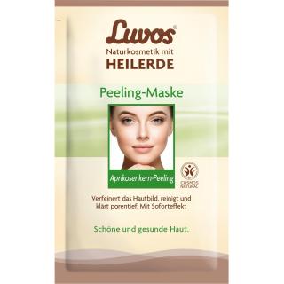 Luvos Peeling Maske mit Pfirsichkernöl, 2x 7,5 ml