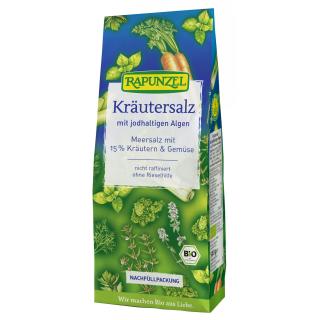 Rapunzel Jodiertes Kräutersalz, Nachfüllpackung, 5