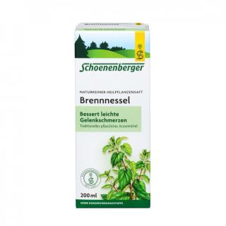 Schoenenberger Brennnessel-Saft, 200 ml Flasche