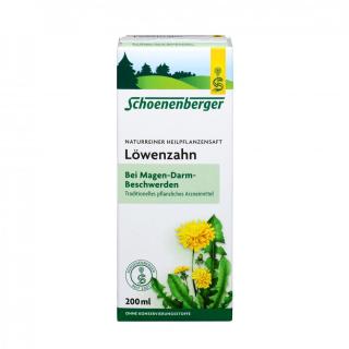 Schoenenberger Löwenzahn-Saft, 200 ml Flasche