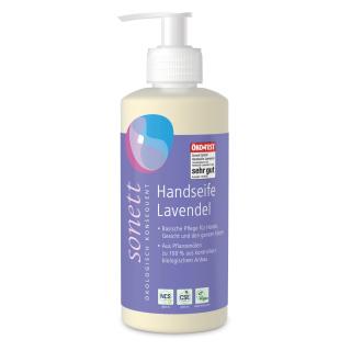 Sonett Handseife Lavendel, 0,3 ltr Flasche