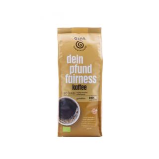 Gepa Faires Pfund Kaffee, gemahlen, 500 gr Packung