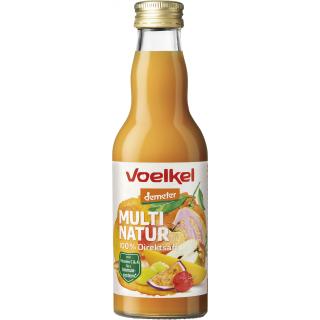 Voelkel Multi Natur - 100% Direktsaft, 0,2 ltr Fla