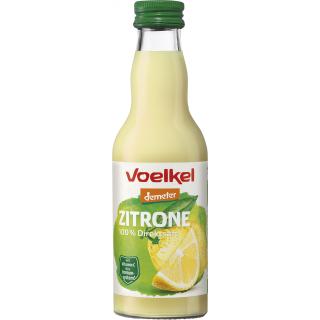 Voelkel Zitronensaft, 0,2 ltr Flasche