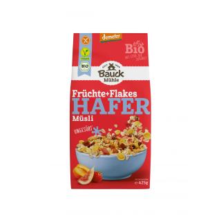 Bauckhof Hafer Müsli Früchte+Flakes glutenfrei