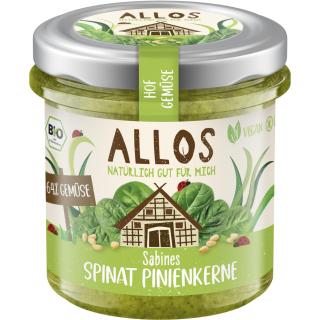 Allos Hof-Gemüse Steffis Spinat-Pinienkerne, 135 g