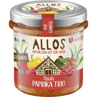 Allos Hof-Gemüse Peters Paprika Trio, 135 gr Glas