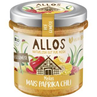 Allos Hof-Gemüse Meikes Mais Paprika Chili, 135 gr