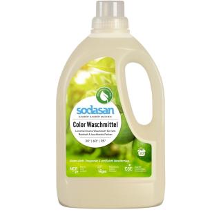 Sodasan Color-Waschmittel Limette, 1,5 ltr Flasche