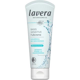 lavera basis sensitiv Fusscreme, 75 ml Tube