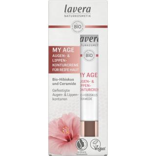 lavera My Age Augen- & Lippenkonturcreme, 15 ml