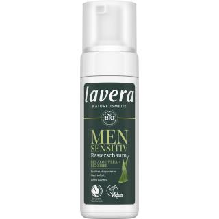 lavera Rasierschaum Men Sensitiv, 150 ml Flasche