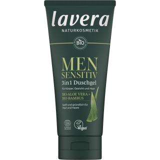 lavera 3in1 Duschgel Men Sensitiv, 200 ml Tube