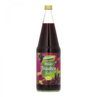 dennree Traubensaft rot, ohne Zuckerzusatz,  1 ltr