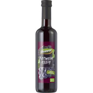 dennree Rotweinessig, 500 ml Flasche