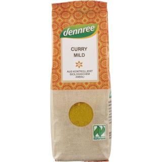 dennree Curry, mild, 55 gr Packung -Naturland-