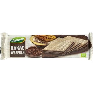 dennree Cremewaffeln Kakao, 125 gr Packung
