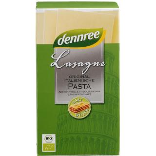dennree Hartweizen-Lasagne, 250 gr Packung -hell-