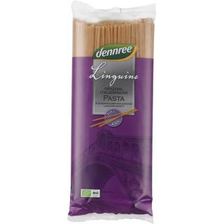 dennree Hartweizen-Linguine, 1 kg Packung -Vollkor