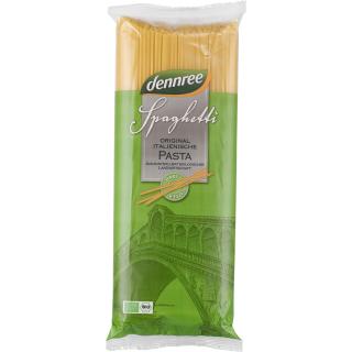 dennree Hartweizen-Spaghetti, 1 kg Packung -hell-