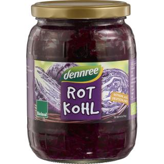 dennree Rotkohl, 680 gr Glas (650 gr)