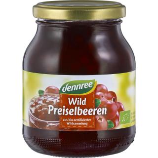 Preiselbeeren aus Wildsammlung, 400 gr Glas