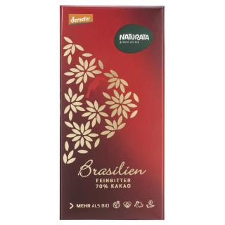 Naturata Feinbitter Schokolade Brasilien 70%, 80 g