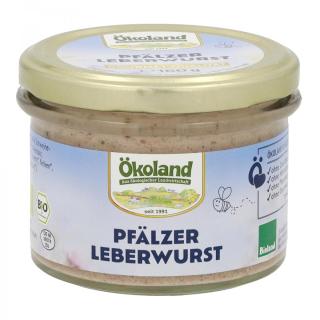 Ökoland Pfälzer Leberwurst - Gourmet-Qualität, 160