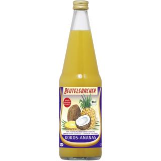 Beutelsbacher Kokos-Ananassaft, 0,7 ltr Flasche