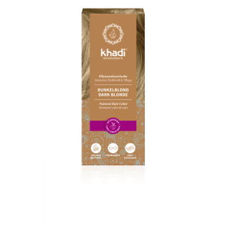 Khadi Pflanzenhaarfarbe Dunkelblond, 100 gr Packun