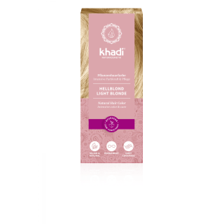 Khadi Pflanzenhaarfarbe Hellblond, 100 gr Packung
