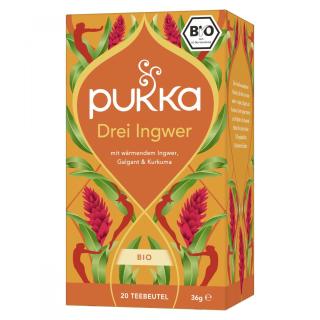PUKKA Drei Ingwer, 1,8 gr, 20 Btl Packung