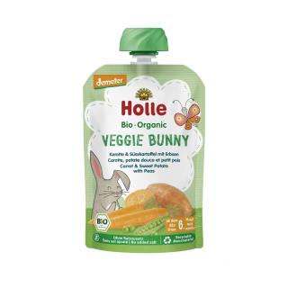 Holle Veggie Bunny Karotte & Süßkartoffel mit Erbs