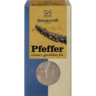 Sonnentor Pfeffer schwarz, gemahlen, 50 gr Packung