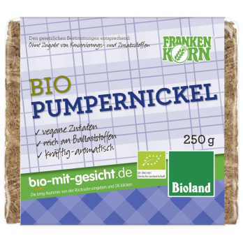 Frankenk Pumpernickel, 250 gr Packung